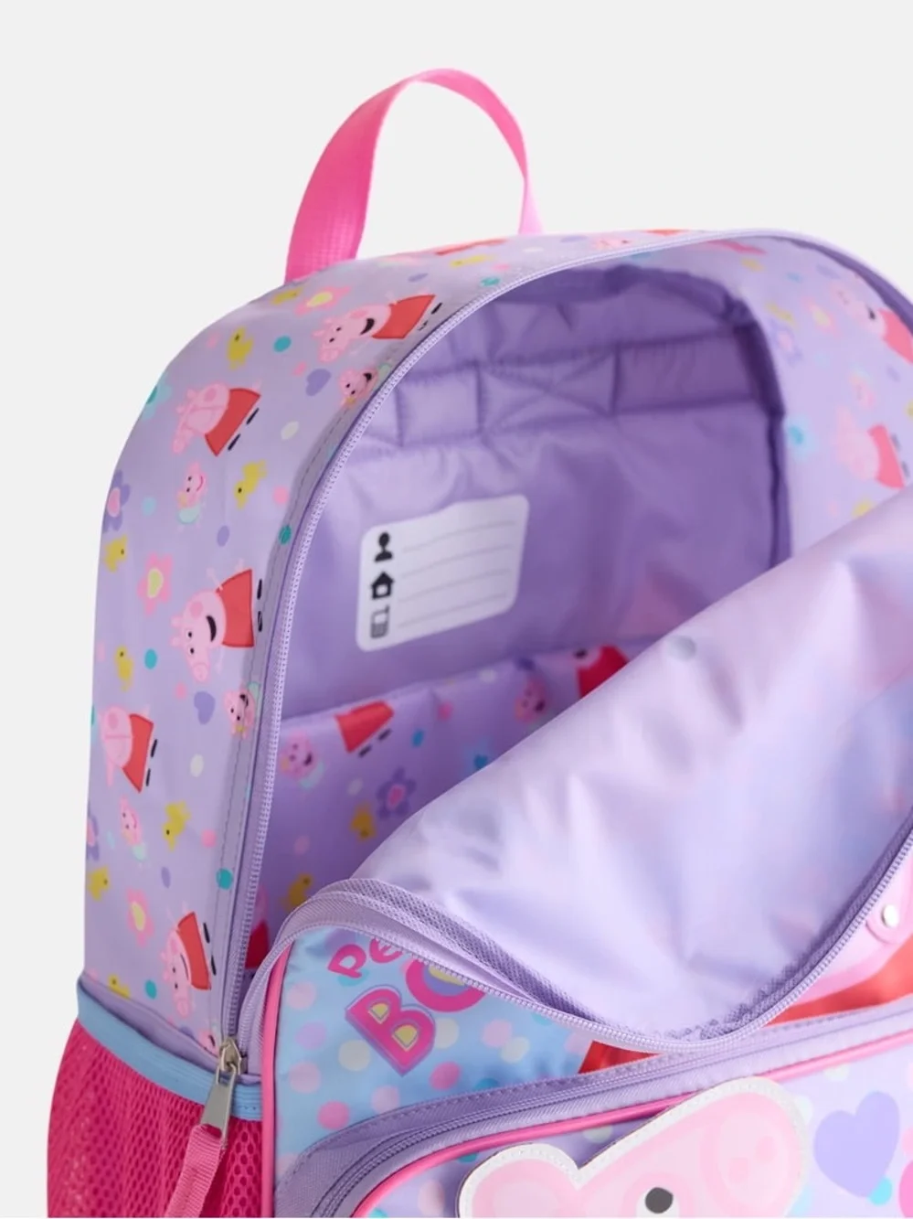 Peppa Pig Pink Kids Backpack with Peppa & Duck W